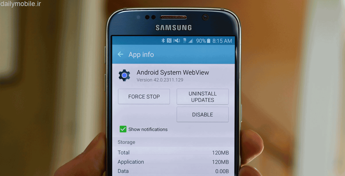 دانلود نسخه جدید Android System WebView وب نمای سیستم اندروید