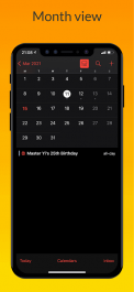 دانلود برنامه تقویم آیفون برای اندروید iCalendar - Calendar iOS style