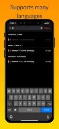 دانلود برنامه تقویم آیفون برای اندروید iCalendar - Calendar iOS style