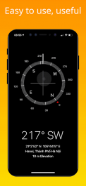 دانلود برنامه قطب نمای آیفون برای اندروید iCompass - iOS Compass