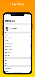 دانلود برنامه مدیریت مخاطبین آیفون برای اندروید iContacts – iOS Contact