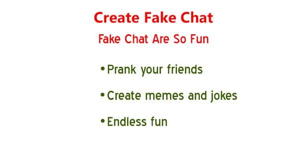 دانلود بهترین برنامه فیک چت اندروید Fake Chat Conversation - prank