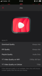 دانلود برنامه uYouPlus iOS یوتیوب بدون تبلیغ و مود شده برای آیفون