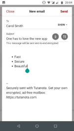 دانلود برنامه مدیریت و ساخت ایمیل Tutanota برای اندروید