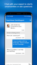 دانلود برنامه اندروید کنترل گوشی با کامپیوتر TeamViewer QuickSupport