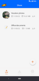 دانلود برنامه ToffeeShare: File Sharing اشتراک گذاری فایل ها در اندروید