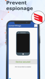 برنامه جلوگیری از ثبت اسکرین شات در اندروید ScreenWings: Anti-Screenshot